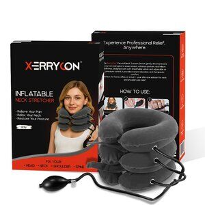 Neck Stretcher – Inflatable Cervical Neck Traction, Neck Traction Pillow